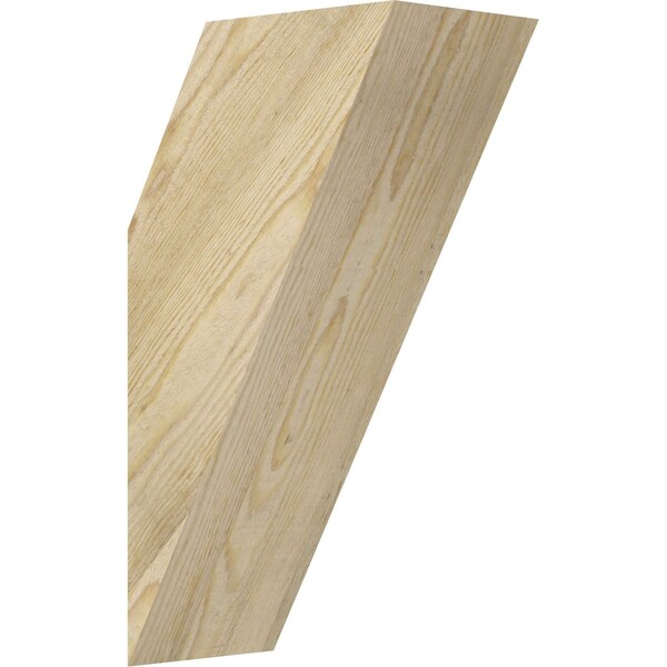 Ekena Millwork 6"W x 10"D x 18"H Traditional Rough Sawn Knee Brace, Douglas Fir BRC06X10X18TRA00RDF - main